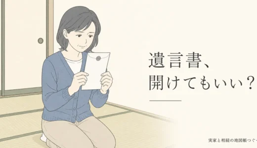 遺言書が見つかったときの確認手順｜開封前の注意から検認・実家の扱いまで