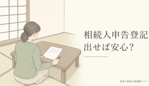 相続人申告登記の使い方｜効果と限界・自分で出す手順・出した後も残る期限