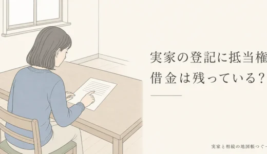 抵当権や住宅ローンが残る実家の確認｜残高・団信・抹消・相続と売却の条件