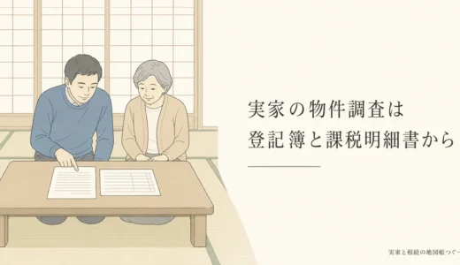 実家の物件調査に必要な資料の集め方｜法務局・役所・自宅で何を取るか