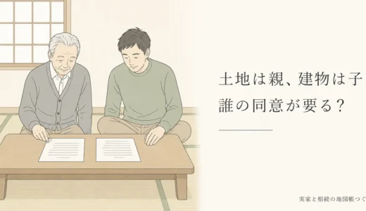 土地と建物の名義が違う実家の確認｜書類で分かる利用関係と同意の要否