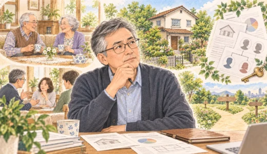 両親が住む、名義が親1人ではない実家。まず登記上の名義人と持分を確かめる段階