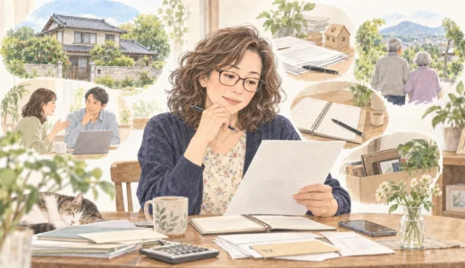 兄弟姉妹が親と同居し、名義は親1人ではない実家。離れて暮らすあなたは、登記上の名義人と持分から確かめる段階